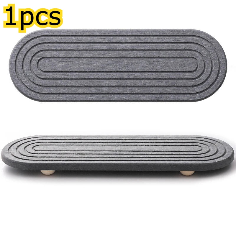 1Pcs Instant Dry Tray Board Soap Storage | Non Slip Diatom Mud Sink Tray Molds Resistant