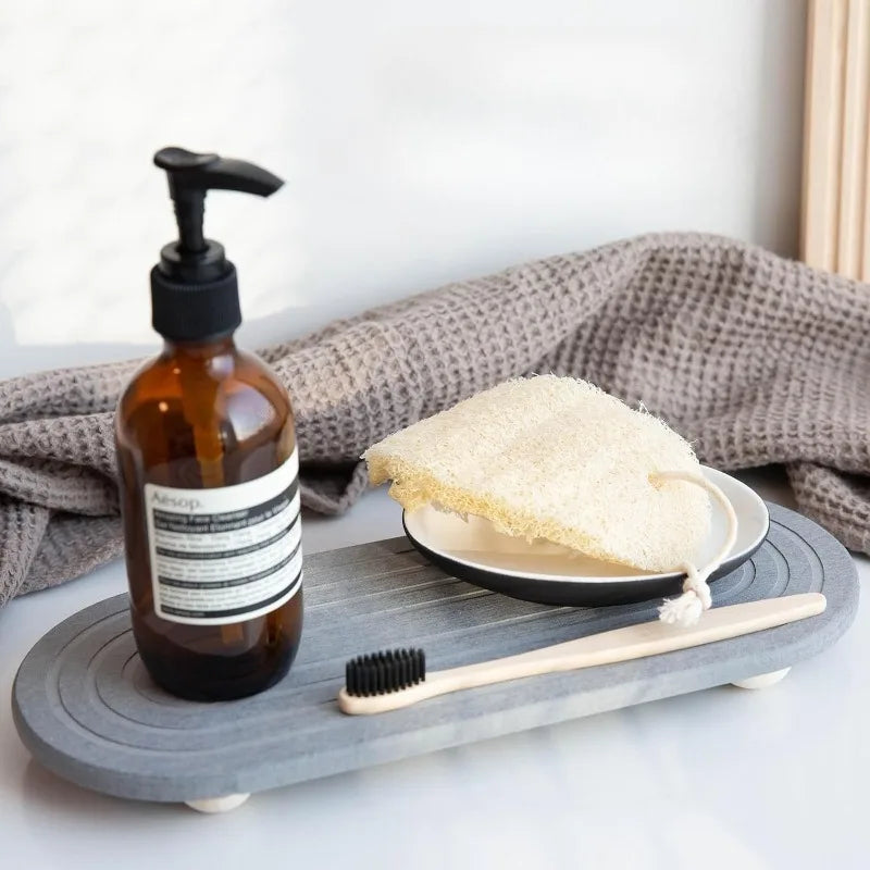 1Pcs Instant Dry Tray Board Soap Storage | Non Slip Diatom Mud Sink Tray Molds Resistant